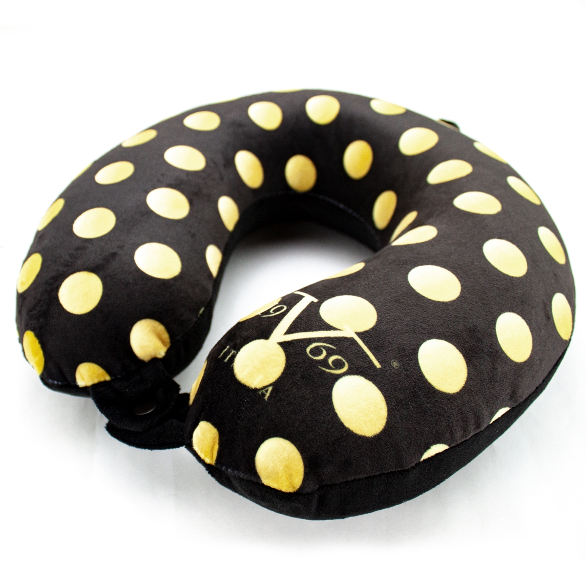 Picture of 19V69 Italia  VTLMPBKGDP Slumber Memory Foam Travel Neck Pillow  Polka