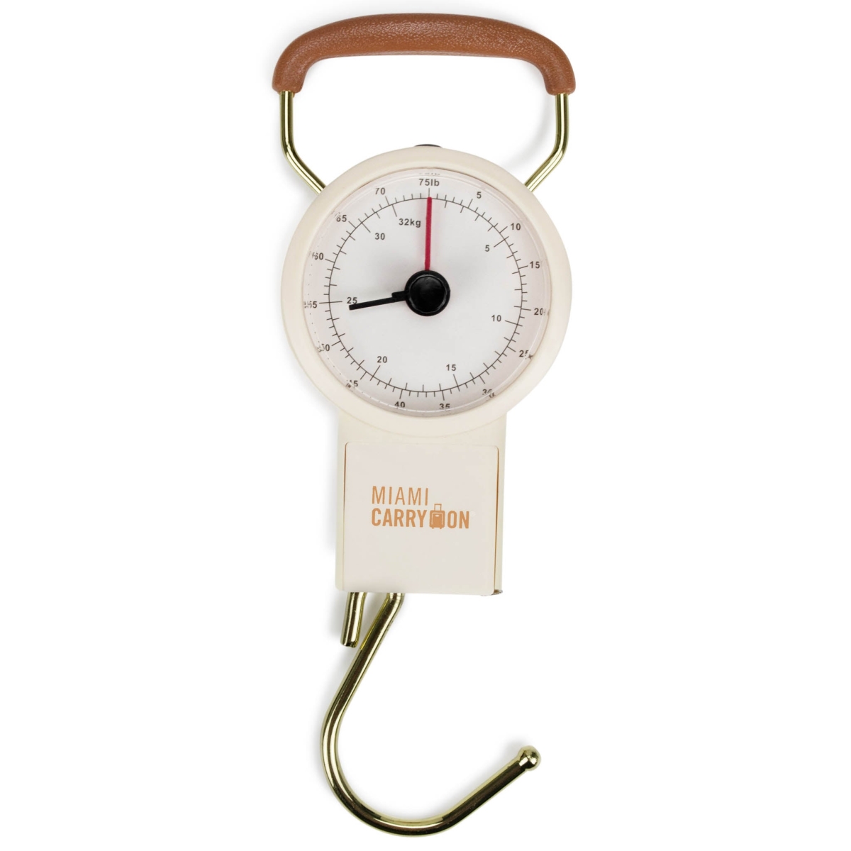 Picture of Miami Carryon TRASCTN 75 lbs  Mechanical Luggage Scale with Tape Measure  Beige