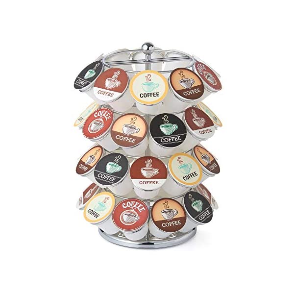 Picture of Nifty 5640C 40 Pod Keurig Carousel Storage Pod for K-Cup&#44; Chrome