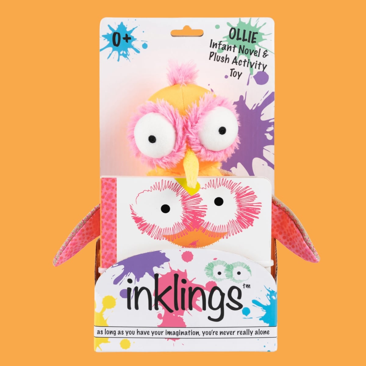 001A Ollie Inklings Plush Toy & Board Book Gift Set
