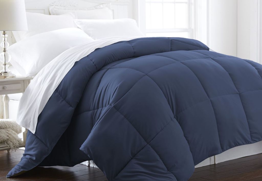 Down Alternative Comforter - Navy - Queen Size