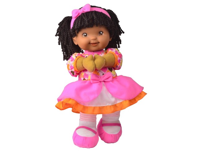 Picture of Goldberger 93139PDMX 13.5 in. Babys First Hannah Prayer Doll - African American