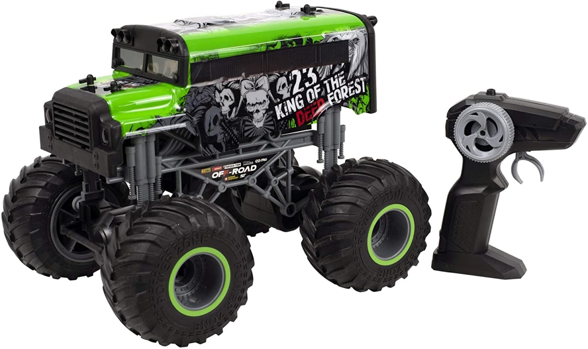 Picture of Gener8 GS20513M 1-16 Scale Remote Control Monster Truck&#44; Green Bus