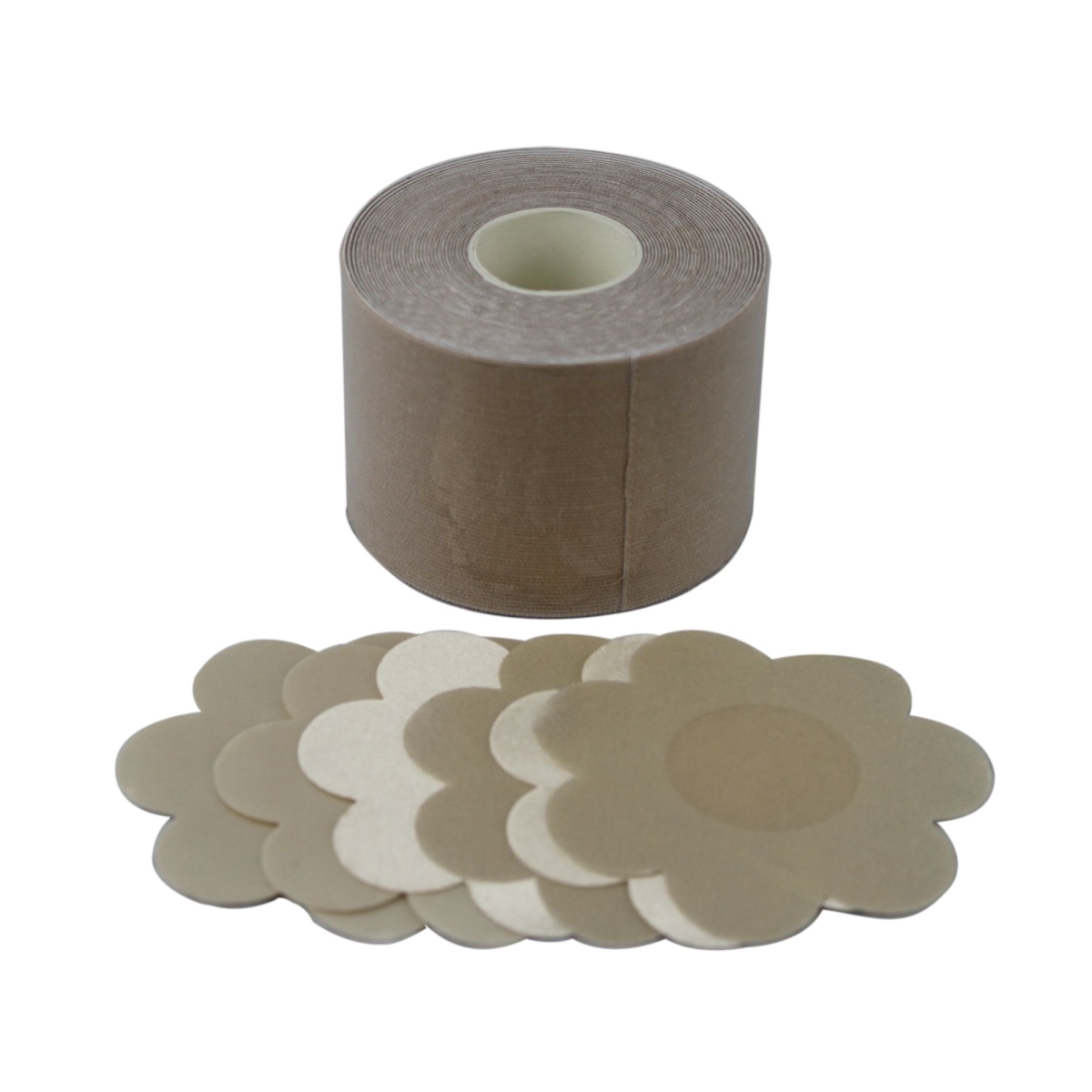 Picture of Fullness KL3015-Beige 2 in. x 5.5 yard Body Tape with 3 Pairs of Nipple Covers&#44; Beige