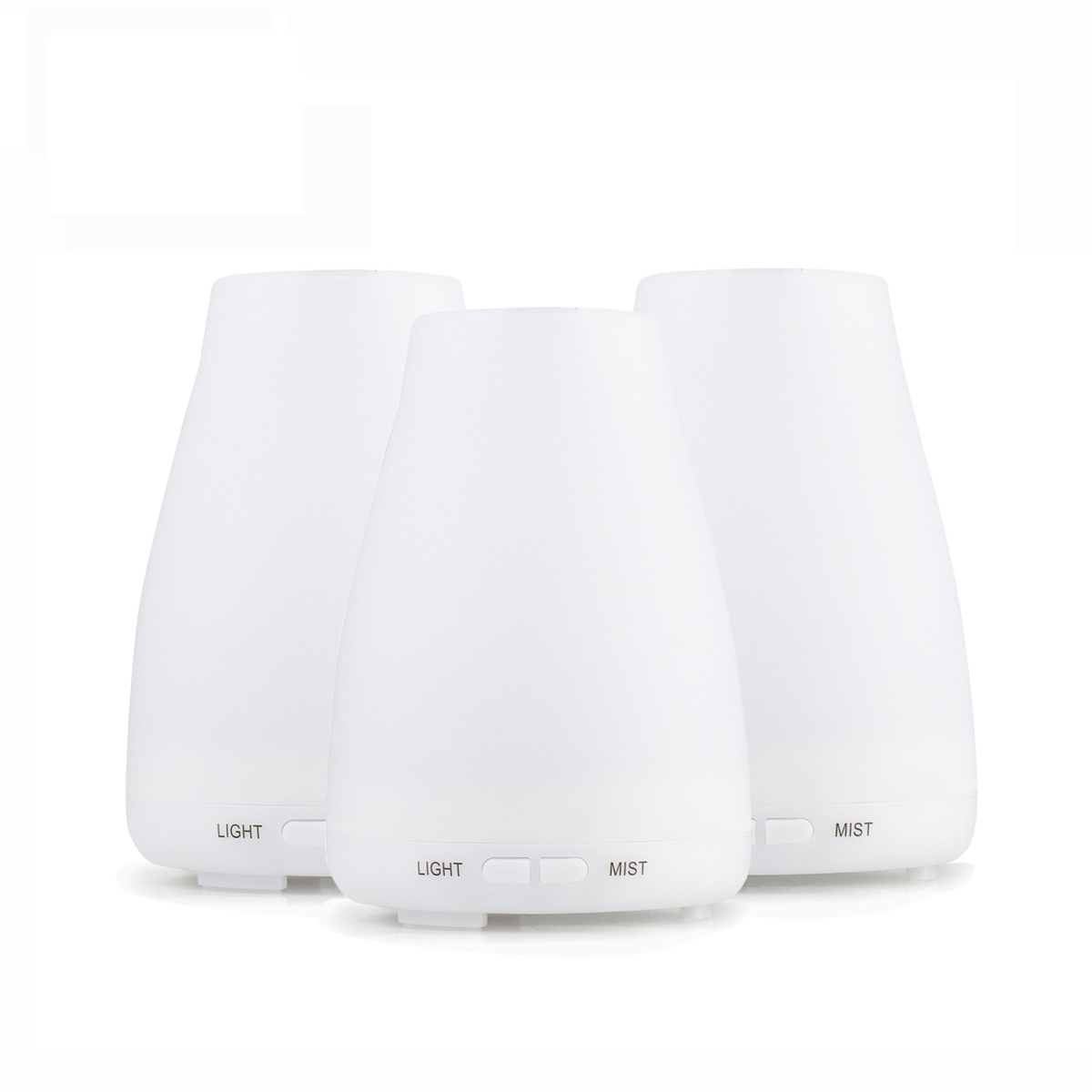 75008-3PK Color Changing LED Lights Aromatherapy Essential Oil Diffuser, Pack of 3