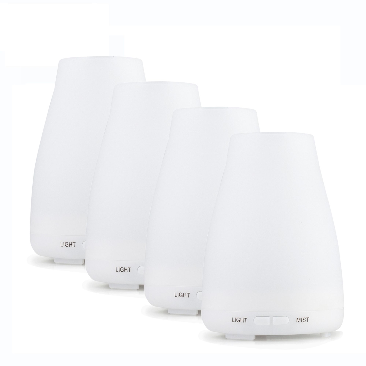 Picture of EcoGecko 75008-4PK Color Changing LED Lights Aromatherapy Essential Oil Diffuser&#44; Pack of 4