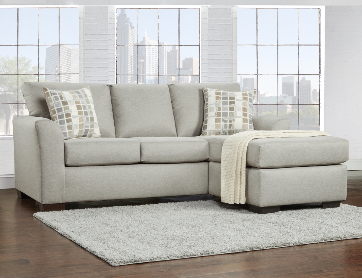 Liam Sofa Sectional with Reversible Chaise, Beige