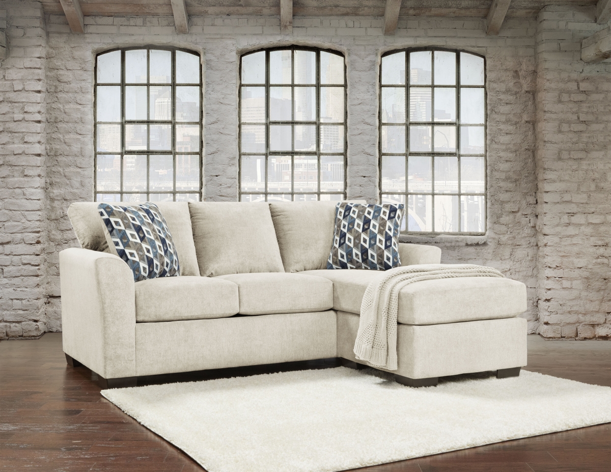 Noah Sofa Sectional with Reversible Chaise, Beige