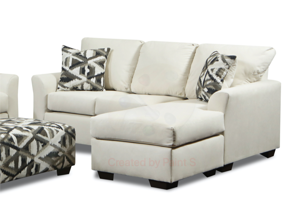 Oliver Sofa Sectional with Reversible Chaise, Beige