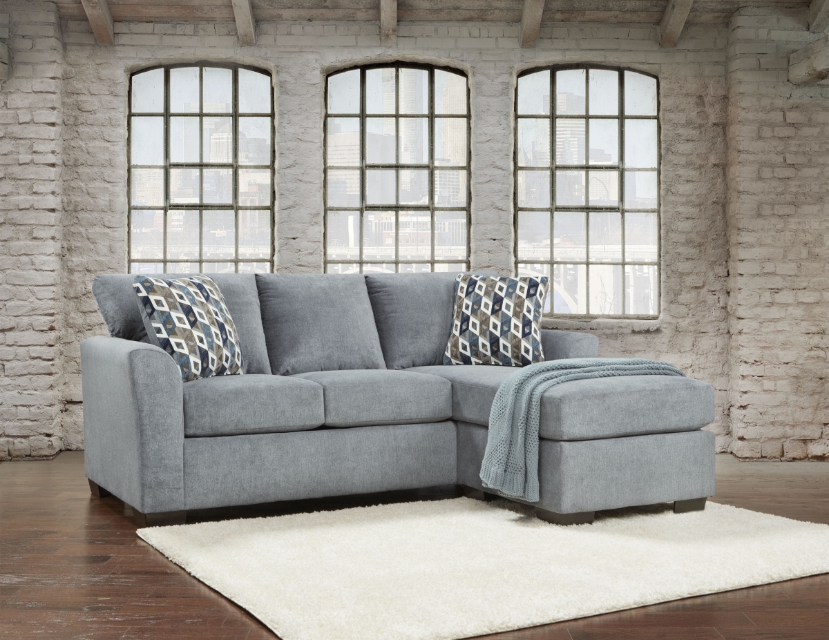 Benjamin Sofa Sectional with Reversible Chaise, Dusk