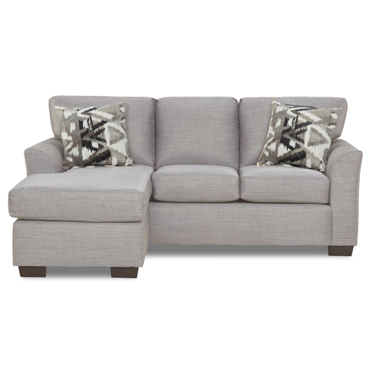 Theodore Sofa Sectional with Reversible Chaise, Gray