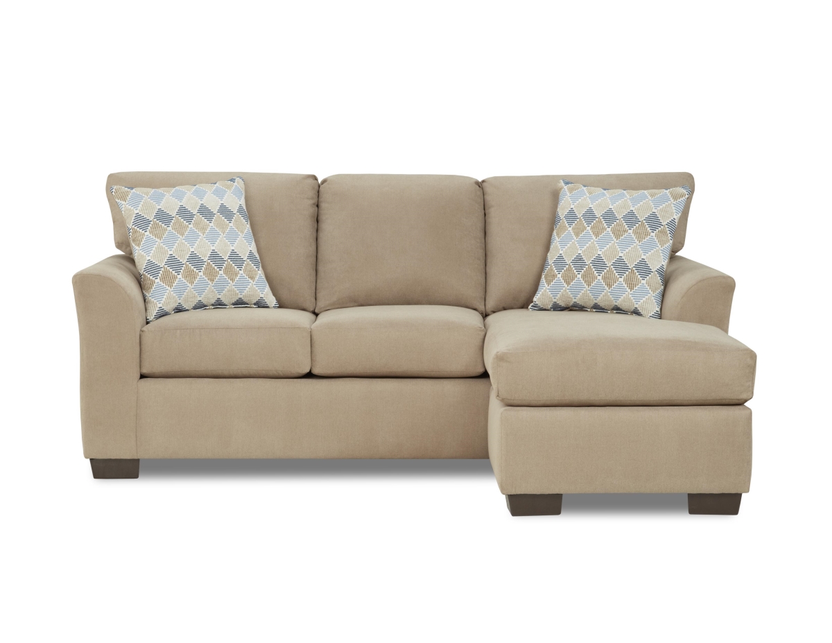 Yara Sofa Sectional with Reversible Chaise, Taupe