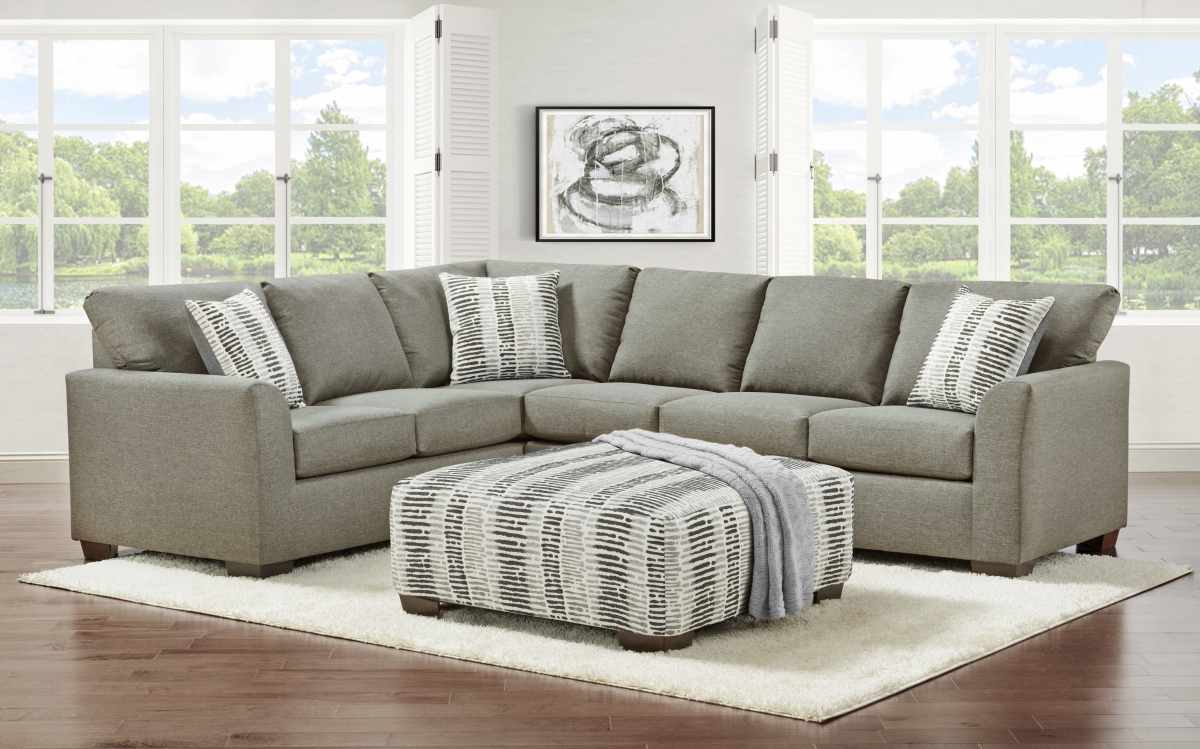 Aaliyah Corner Sectional, Taupe