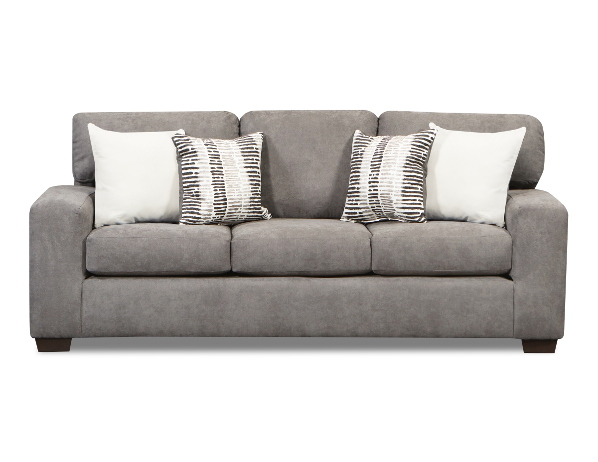 NL705-CHAR-SOFA Damian Sofa, Charcoal , Charcoal