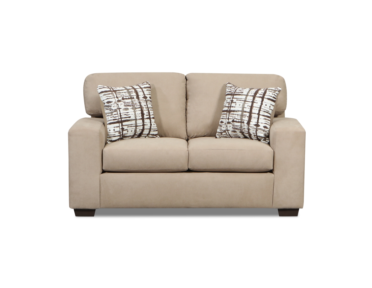 Hailey Loveseat Sofa, Taupe
