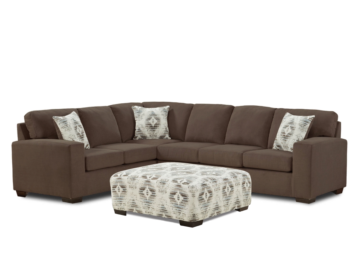 Jade Corner Sectional, Brown