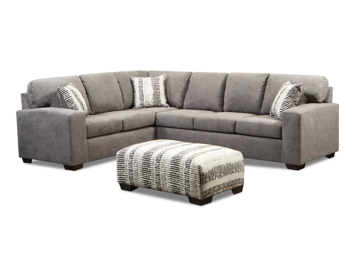 NL707-CHAR-SEC Kaiden Corner Sectional, Charcoal