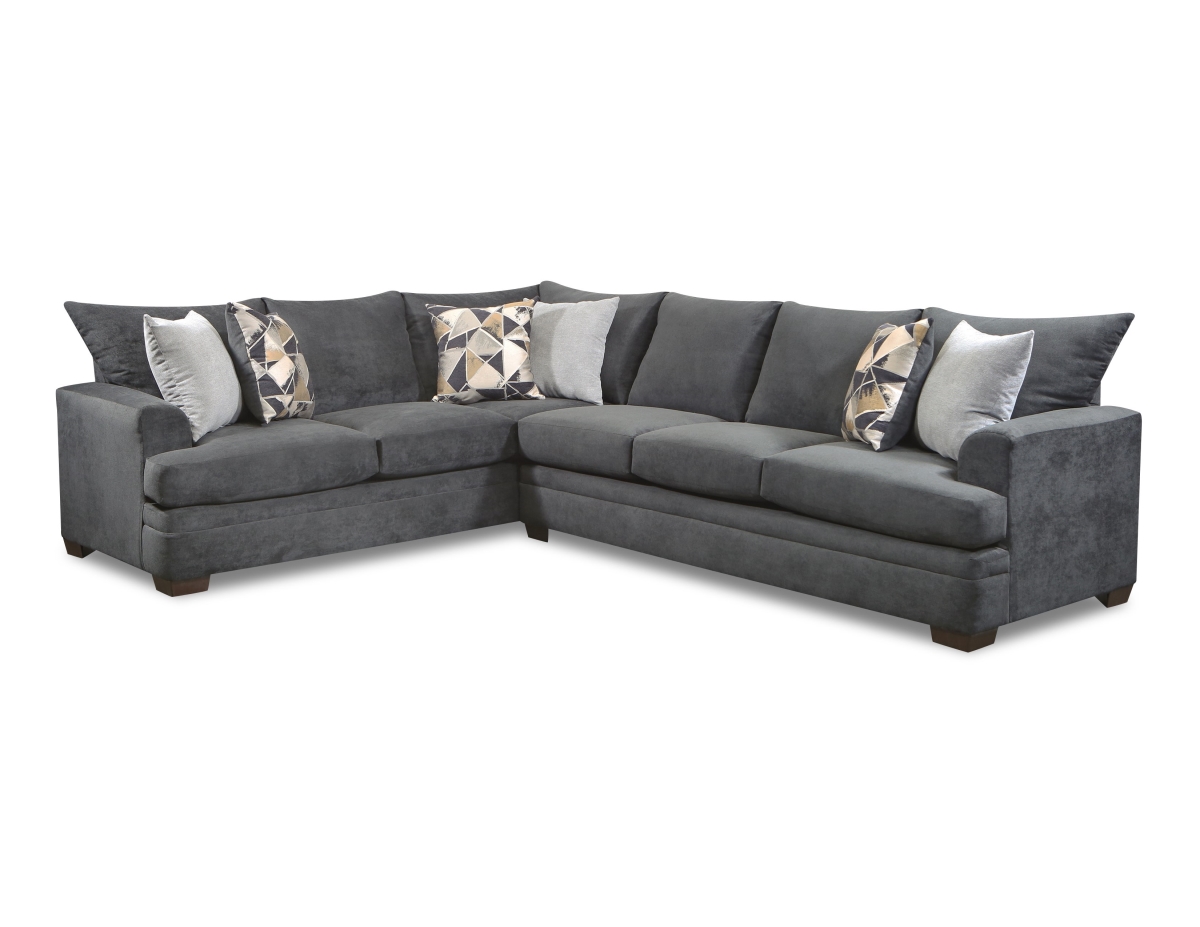 River Oversized Corner Sectional, Charcoal