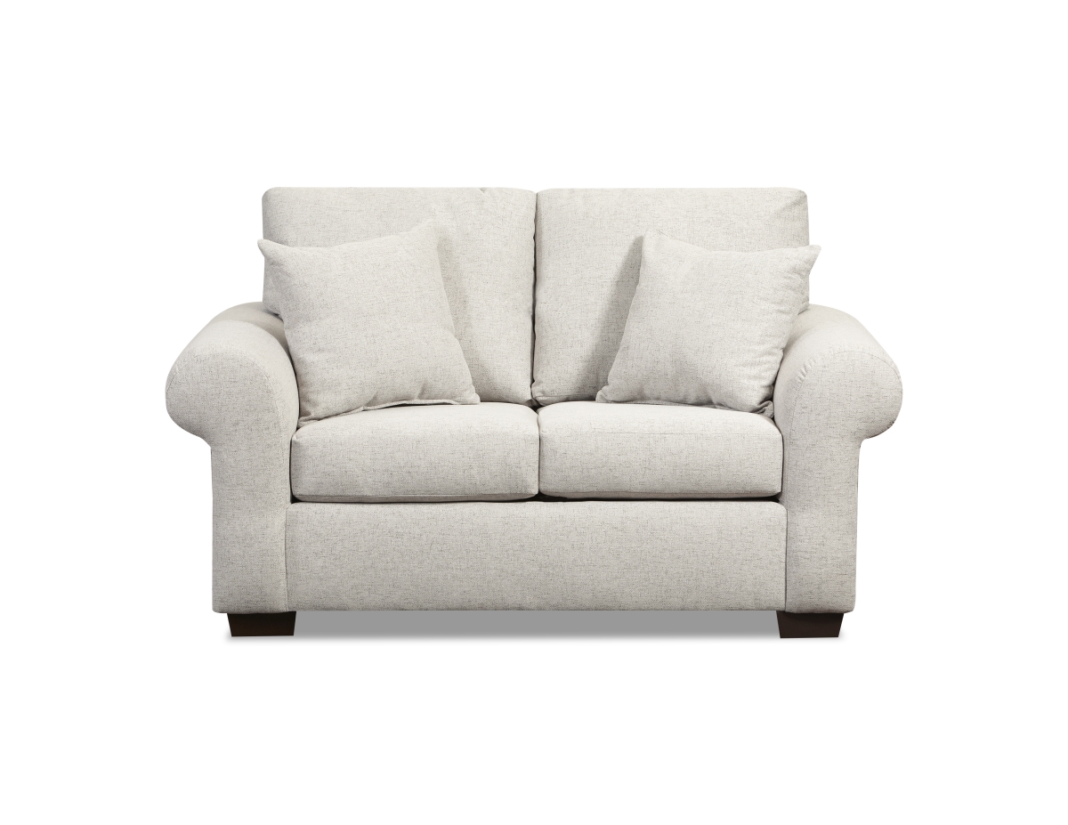 NL725-BEIG-12-BONE-LOVE Sage Loveseat Sofa, Beige