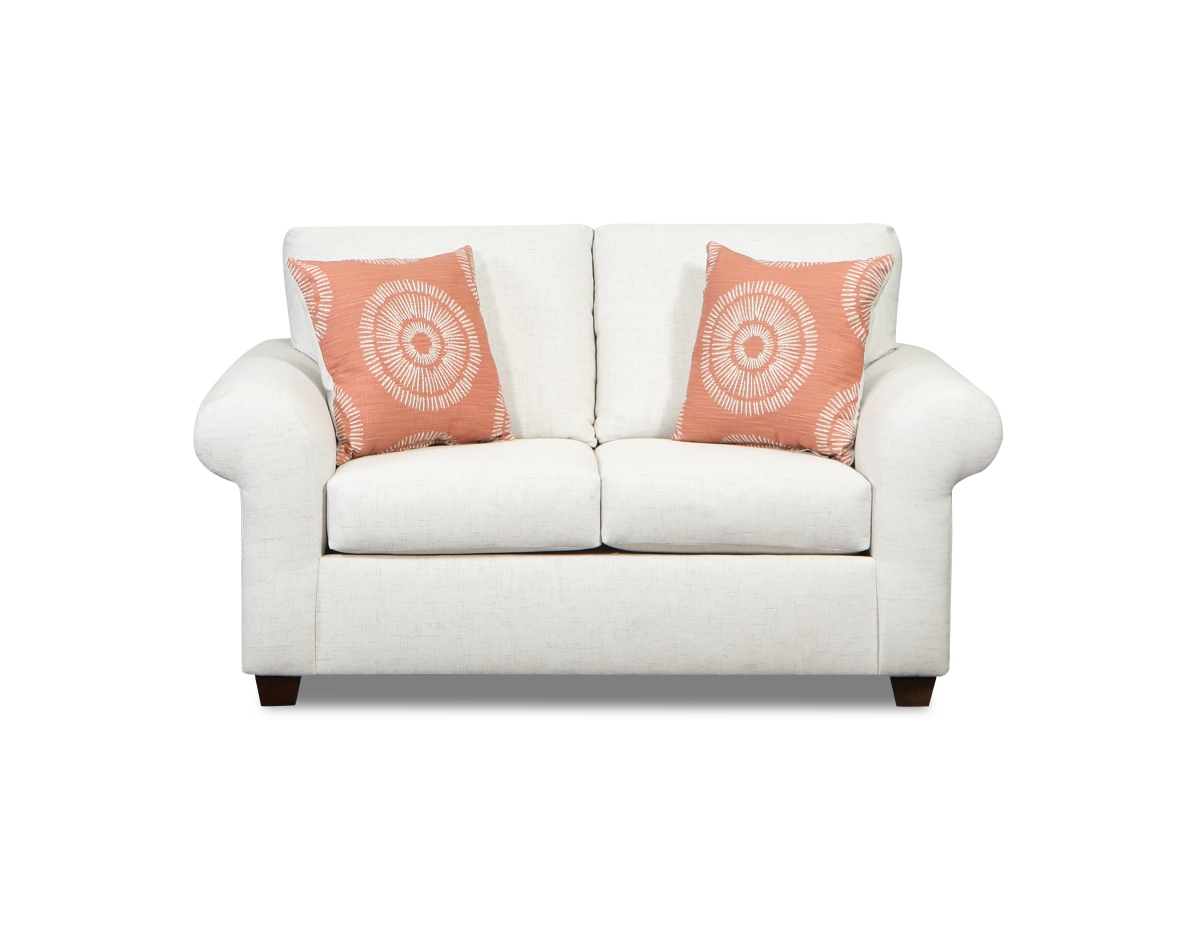 NL725-BEIG-12-CHEE-LOVE Savannah Loveseat Sofa, Beige