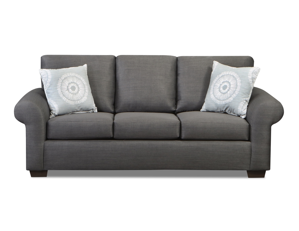 NL725-CHAR-SOFA Thea Sofa, Charcoal
