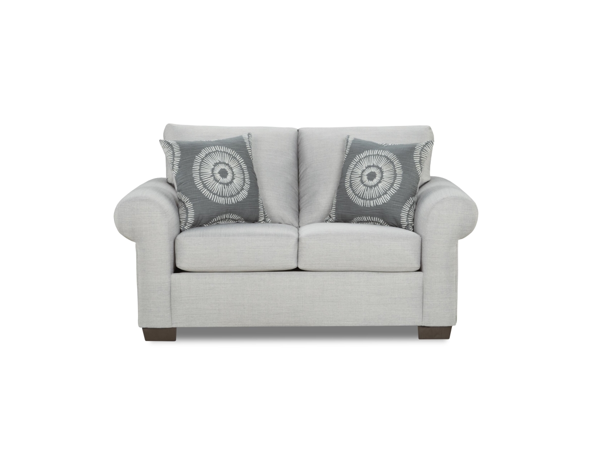 Valerie Loveseat Sofa, Light Gray