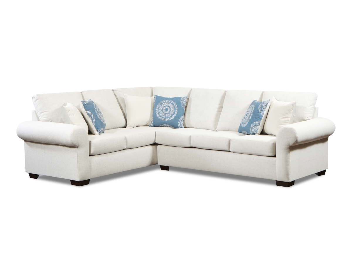 NL727-BEIG-12-STST-SEC Zoey Corner Sectional, Beige