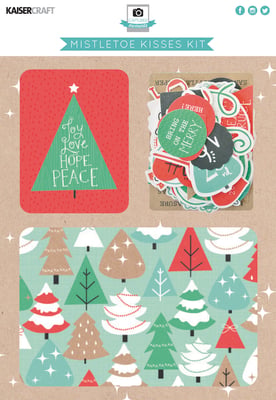 Kaisercraft CM601 Mistletoe Kisses Captured Moments Kit