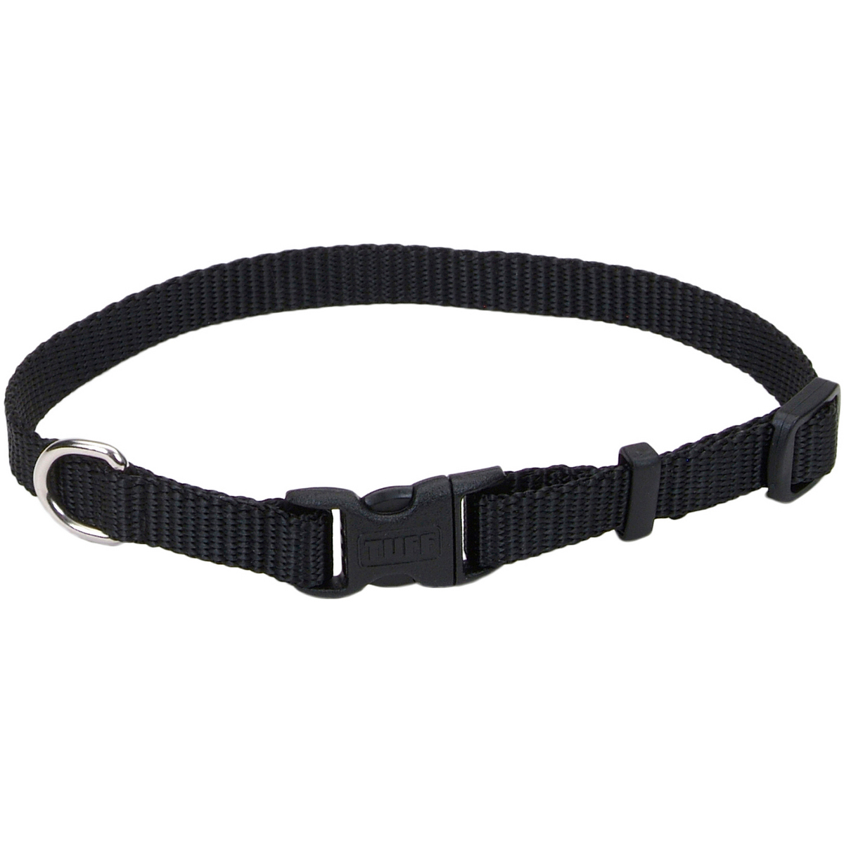 Picture of Coastal Pet Products 06301-BLK12 0.37 x 8 - 12 in. Adjustable Nylon Dog Collar with Tuff Buckle&#44; Black