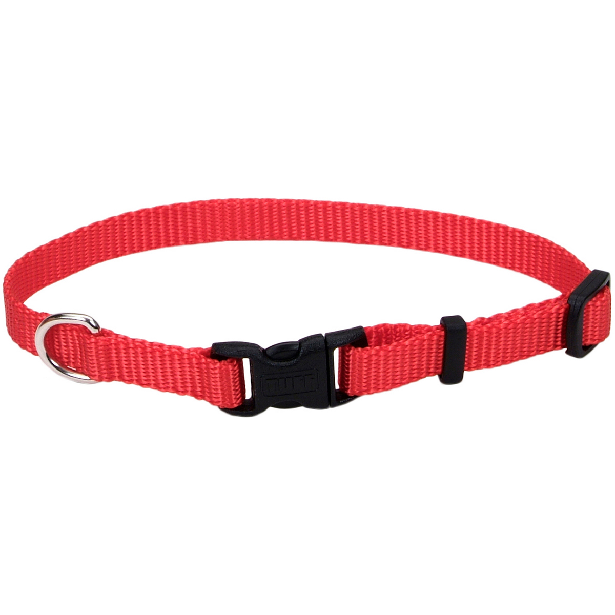 Picture of Coastal Pet Products 06301-RED12 0.37 x 8 - 12 in. Adjustable Nylon Dog Collar with Tuff Buckle&#44; Red