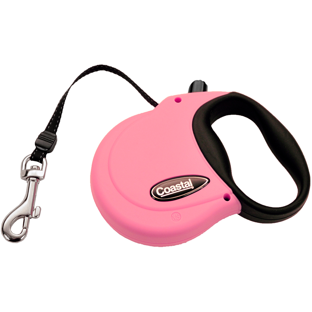 08701MED-PNKME 16 ft. Power Walker Retractable Dog Leash - Medium, Pink