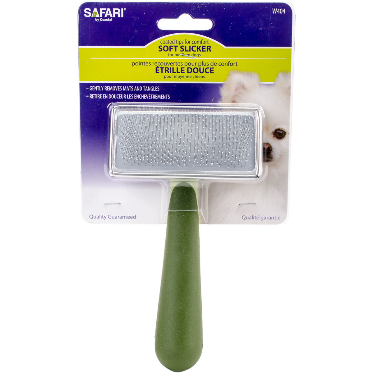 Picture of Coastal Pet Products W404 Safari Dog Soft Slicker Brush - Medium
