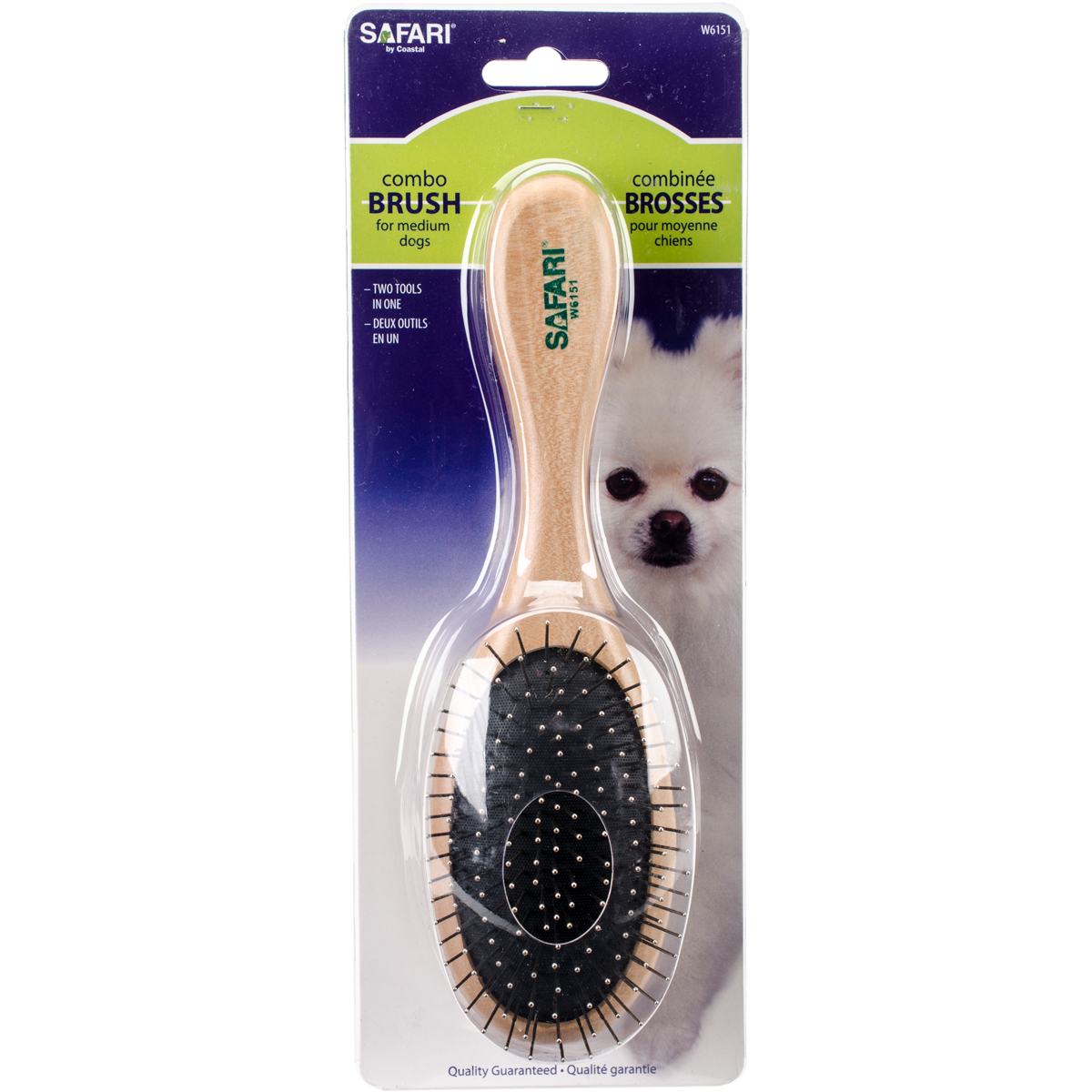 Picture of Coastal Pet Products W6151 Safari Pin & Bristle Combo Dog Brush - Medium