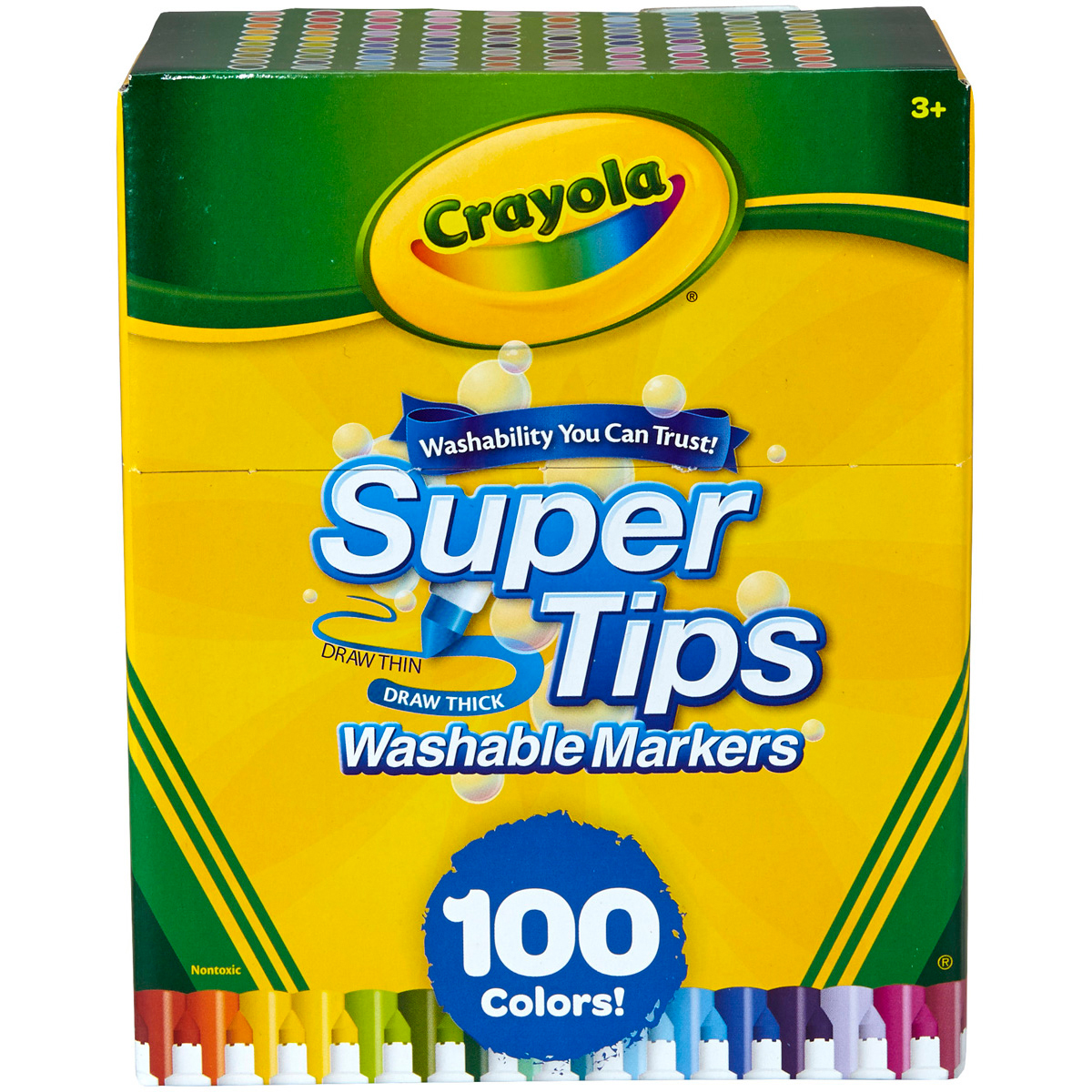 Picture of Crayola 58-5100 Super Tips Washable Markers - Pack of 100