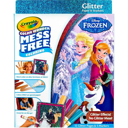 Picture of Crayola 75-2449 Frozen Color Wonder Glitter Set