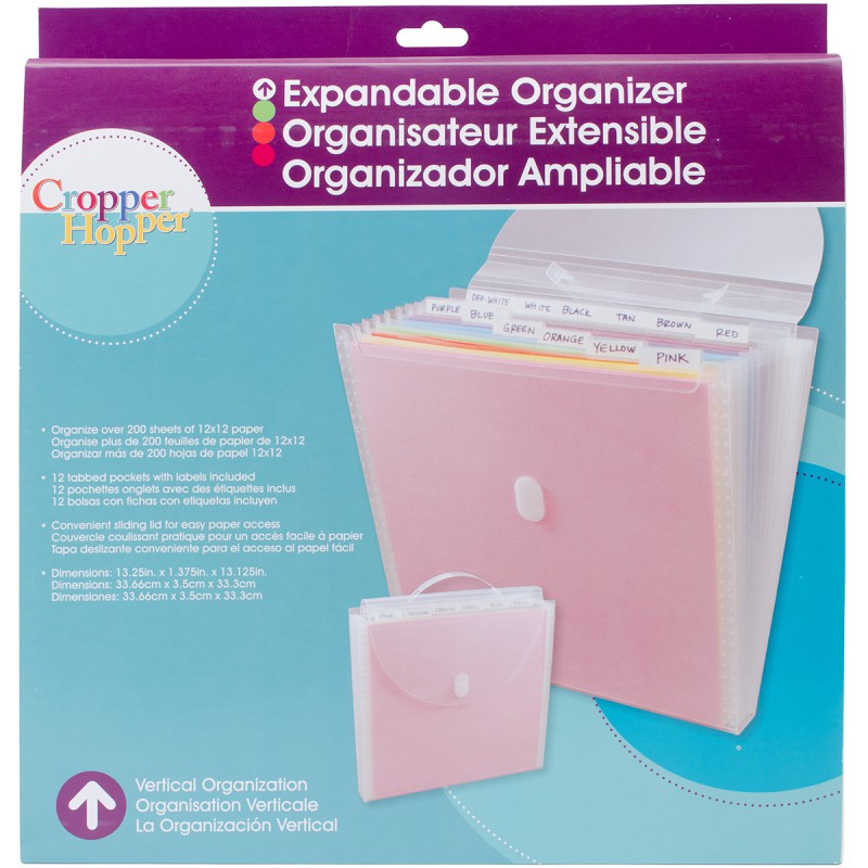 Advantus CH93389 12 x 12 in. Expandable Paper Organizer