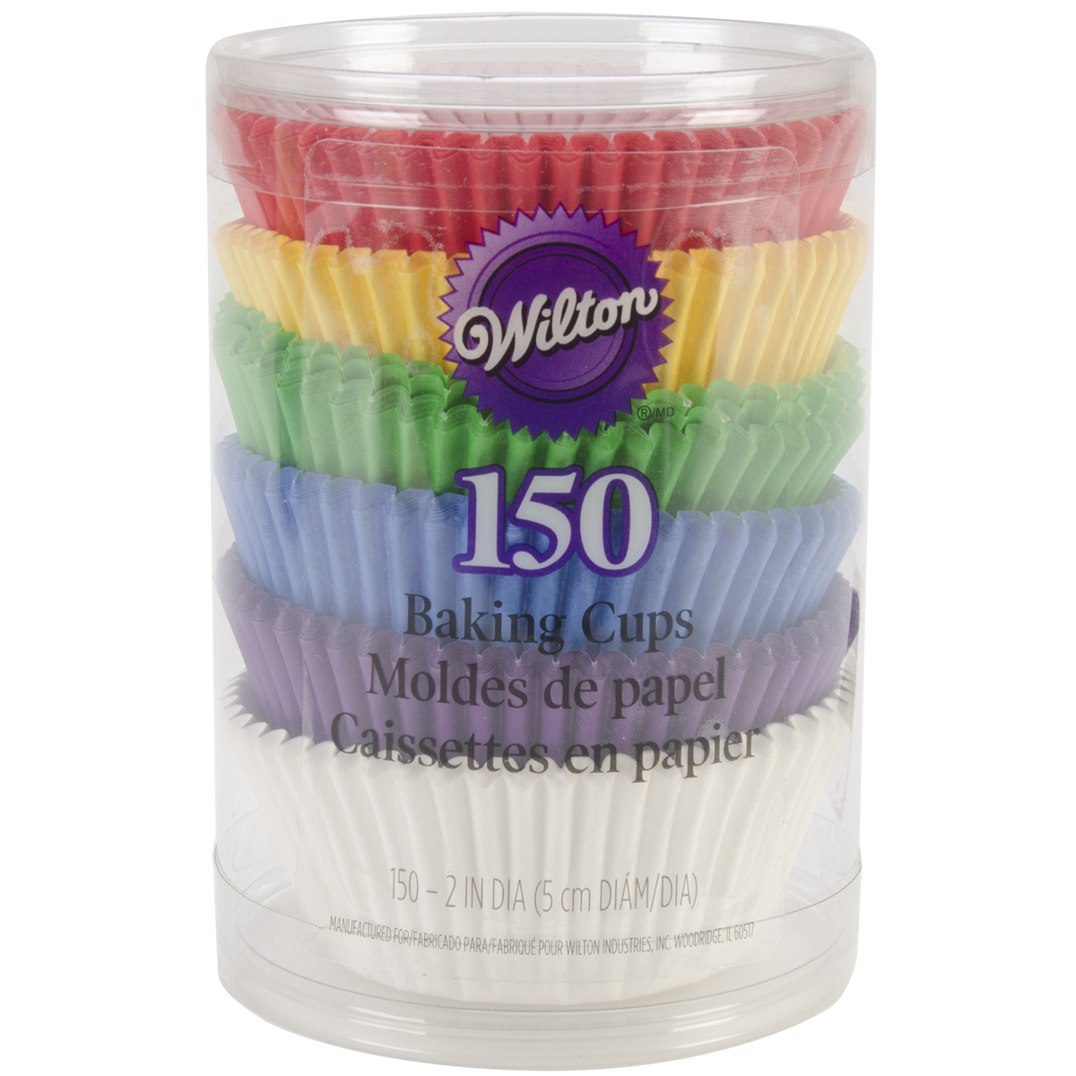 Picture of Wilton W4151623 Standard Baking Cups-Rainbow - 150 per Pack