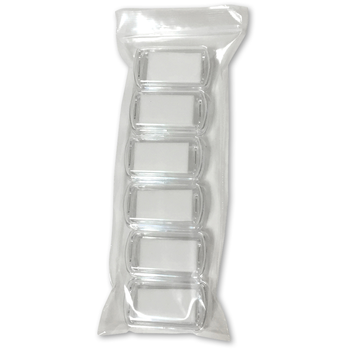 Empty Color Box Pigment Mini Ink Pads - 6 per Pack