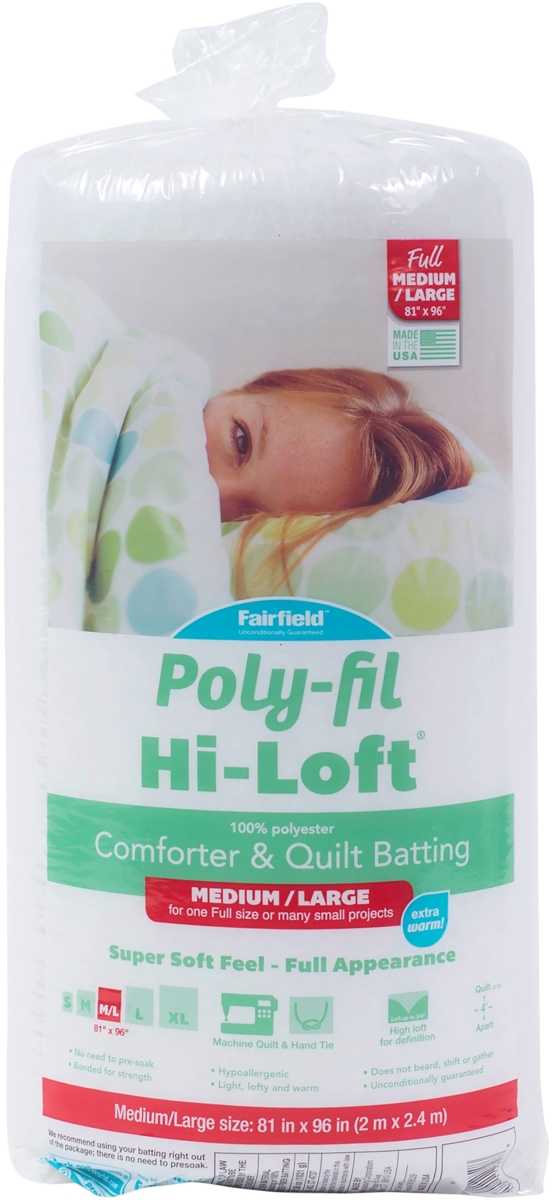 Comfort Loft Bonded Polyester Quilt Batting