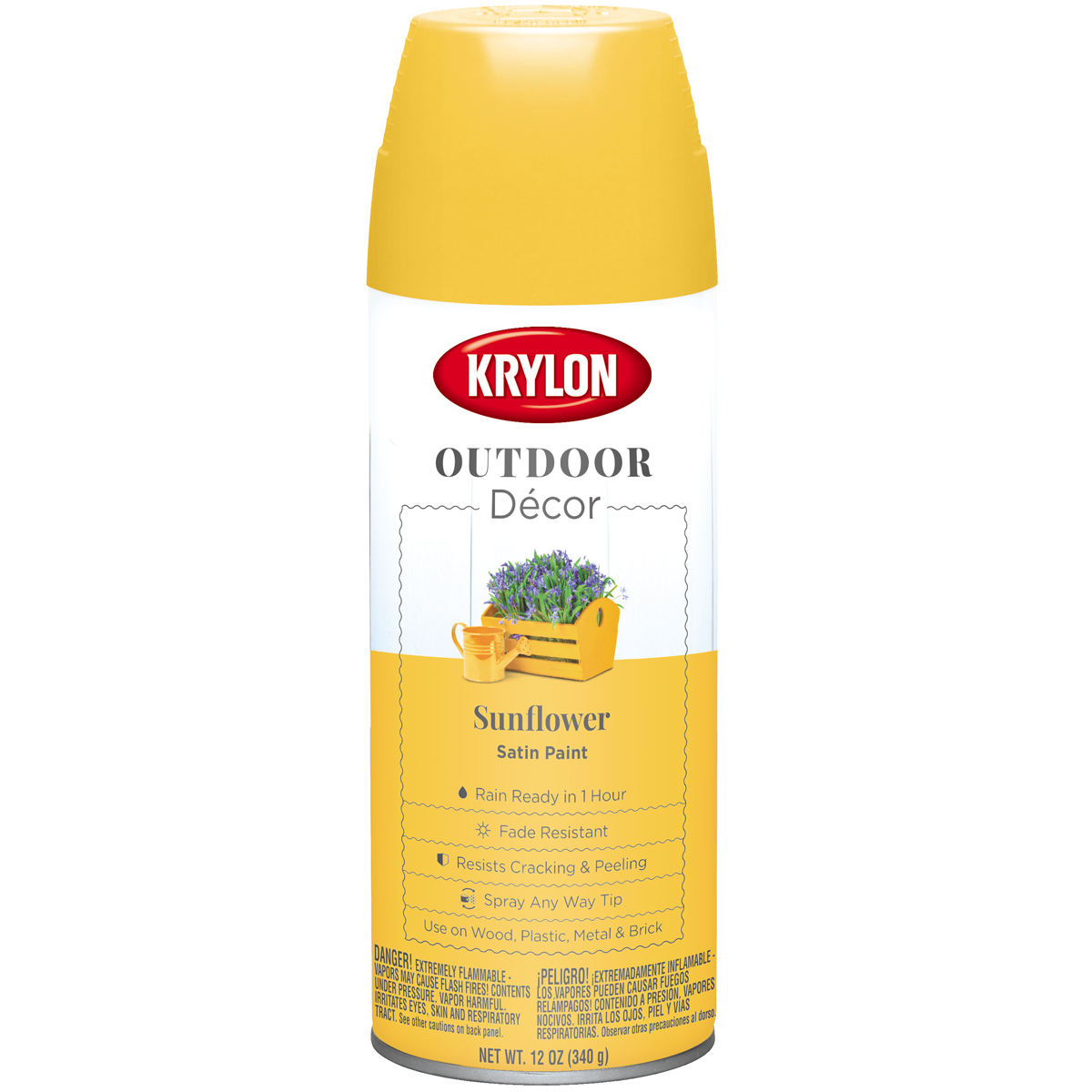 Picture of Krylon 93-30 12 oz Sunflower Outdoor Decor Spray Paint