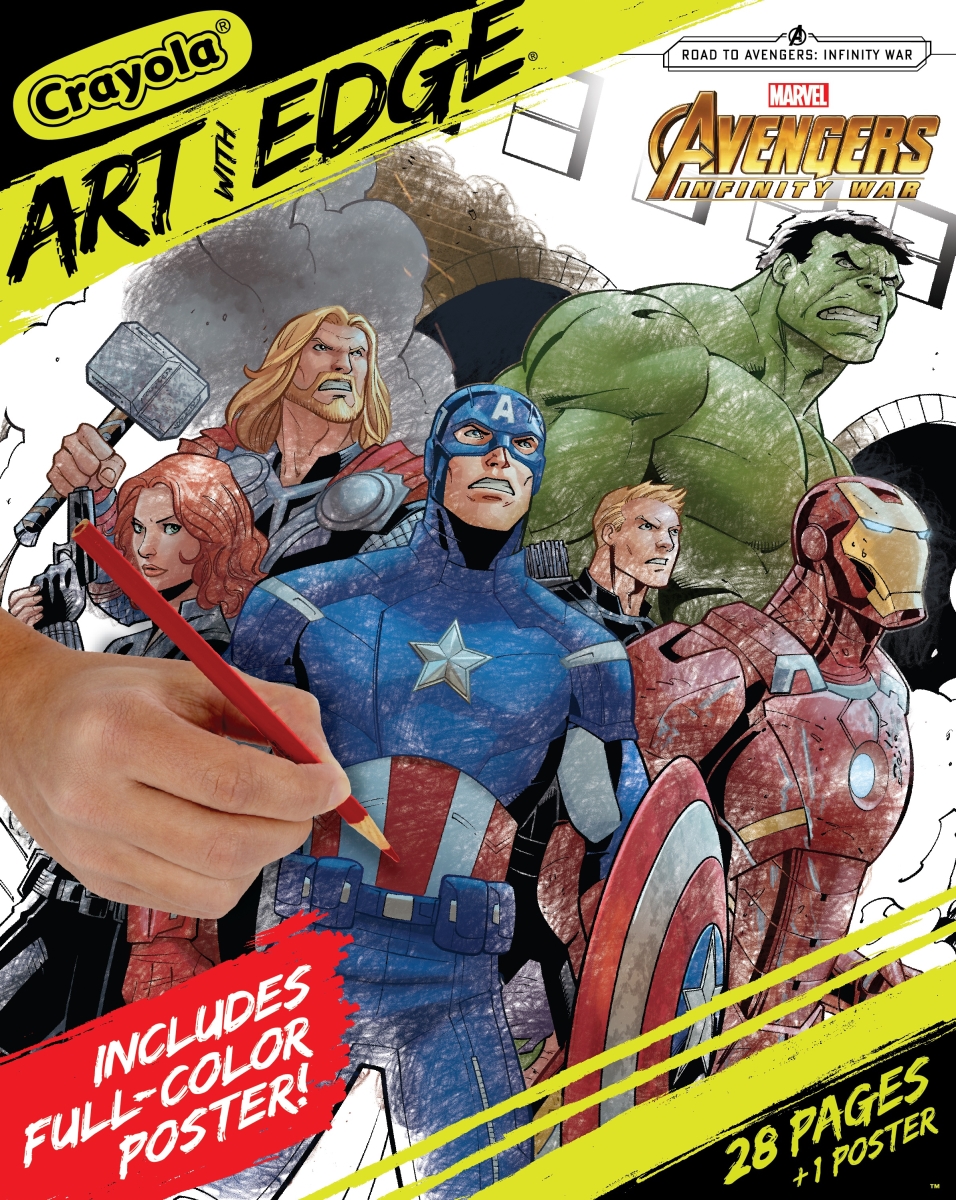 Picture of Crayola 04-0489 Marvel Avengers - Coloring Book