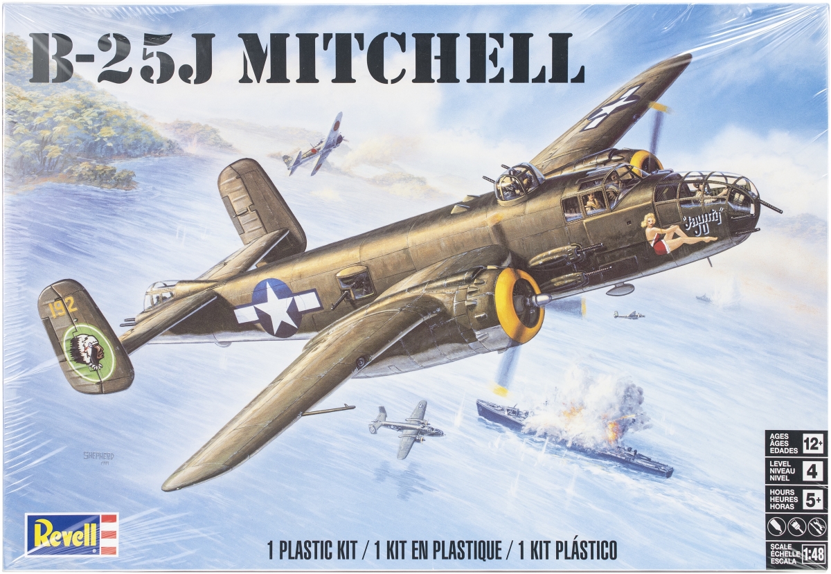85-5512 B-25J Mitchell 1-48 Plastic Model Kit -  Revell