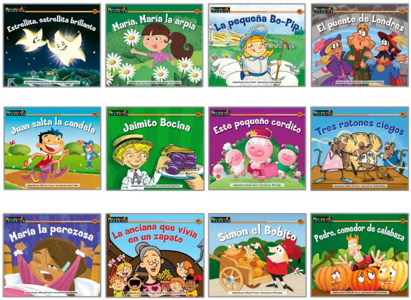 Picture of Newmark Learning NL2171 Spanish Rising Readers Fiction Single Copy Set - Nursery Rhyme Tales Set 2