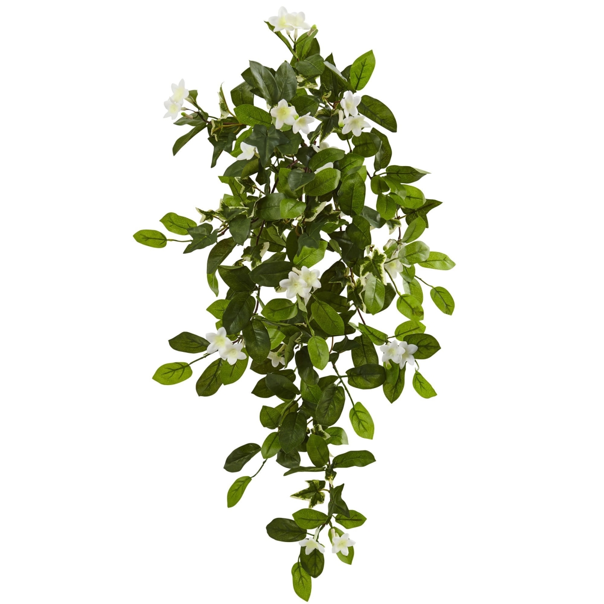 Picture of Nearly Natural 6151-S4 19 in. Mixed Stephanotis & Ivy Hanging Artificial Plant - Set of 4