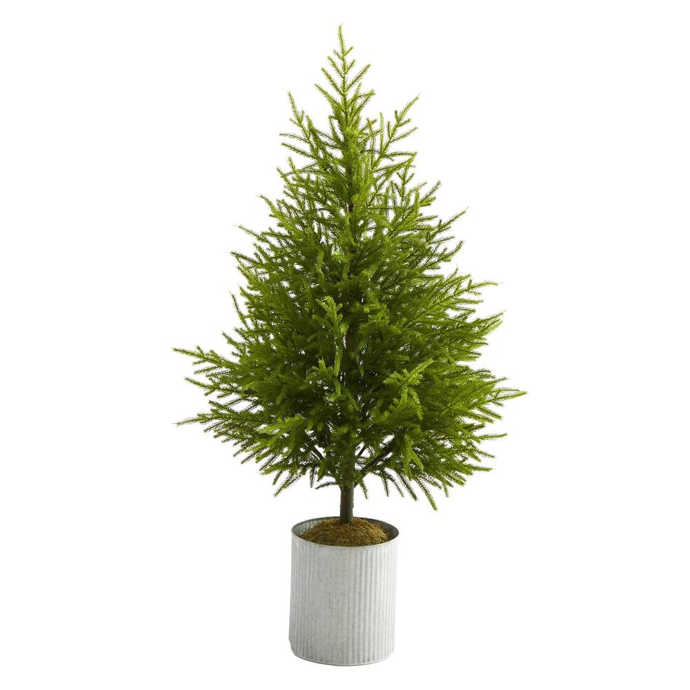 Picture of Nearly Natural T1509 49 in. Norfolk Island Pine Look Artificial Tree