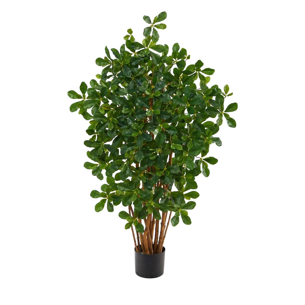 Picture of Nearly Natural T1528 3.5 ft. Olive Artificial Tree&#44; Black