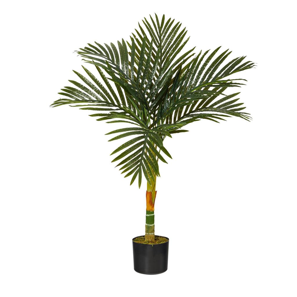 Picture of Nearly Natural T1836 3 ft. Single Stalk Golden Cane Artificial Palm Tree