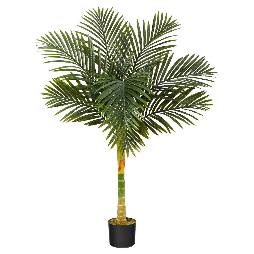 Picture of Nearly Natural T1837 4 ft. Single Stalk Golden Cane Artificial Palm Tree