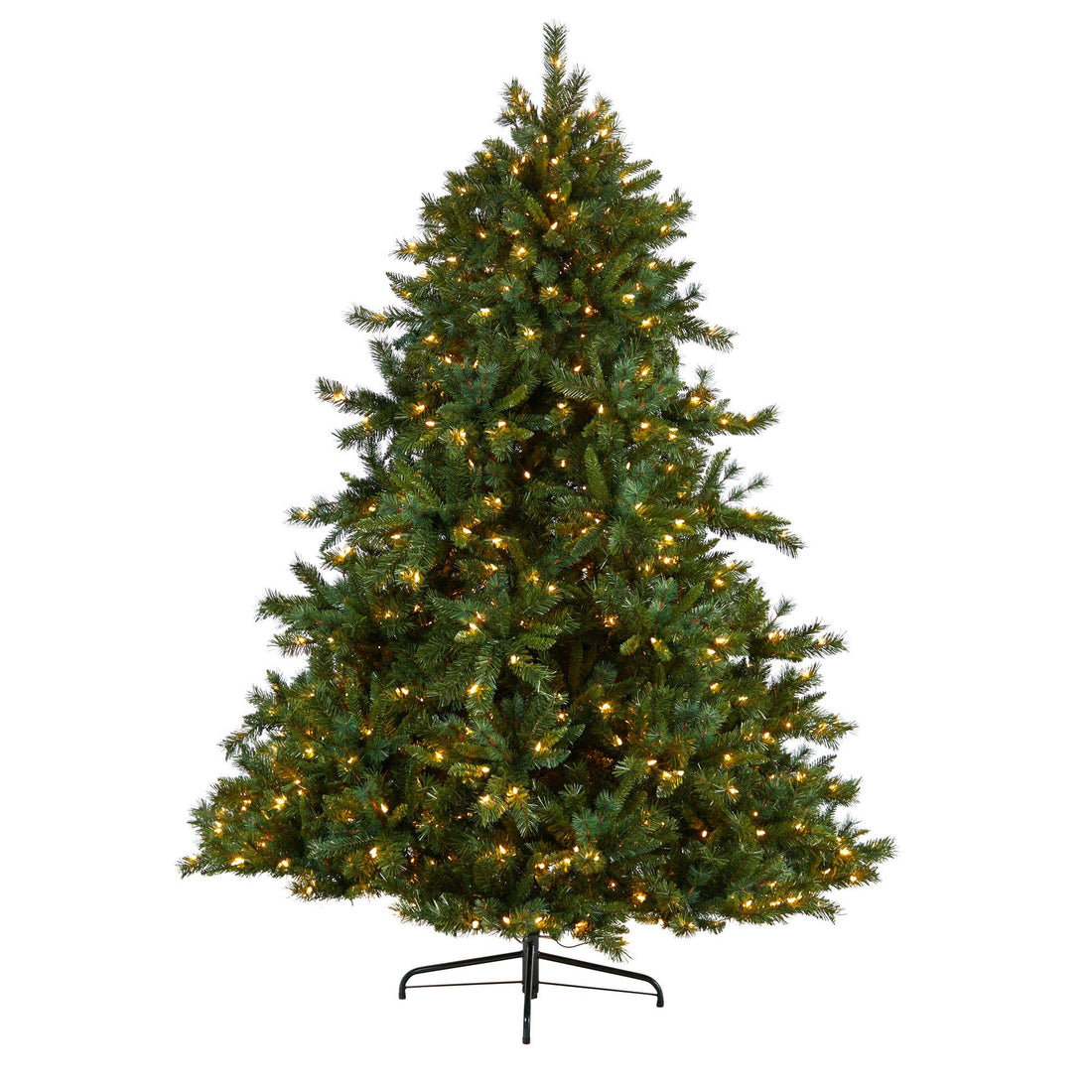 Picture of Nearly Natural T3354 8 ft. Wyoming Mixed Pine Artificial Christmas Tree with 650 LED Lights