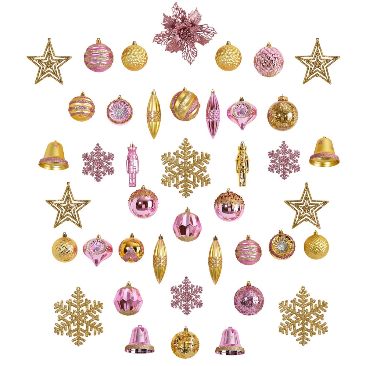 Picture of Nearly Natural D1044 Shatterproof Ornament Pack&#44; Multi Color - 70 Piece